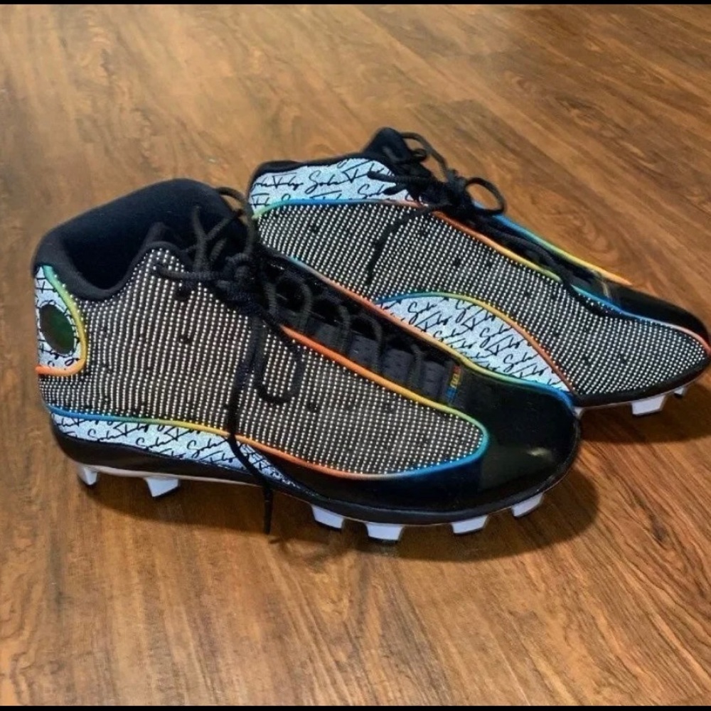 RARE NEW JORDAN 13 X SOLEFLY MLB MARLINS CLEATS